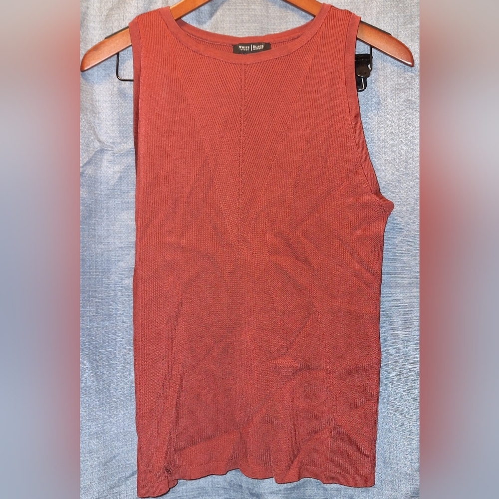 White House Black Market Terracotta Tank Top